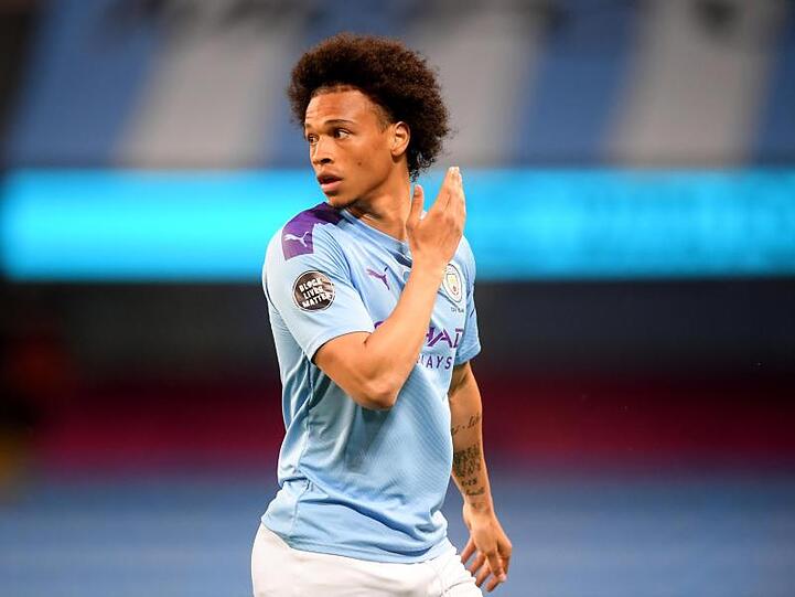 Leroy Sané von Manchester City während eines Spiels in Aktion. Foto: Michael Regan/Nmc Pool/PA Wire/dpa