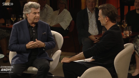 Gemeinsam mit Florian Silbereisen sprach Andy Borg über seine 40-jährige Bühnenkarriere. Gemeinsam mit Florian Silbereisen sprach Andy Borg über seine 40-jährige Bühnenkarriere.