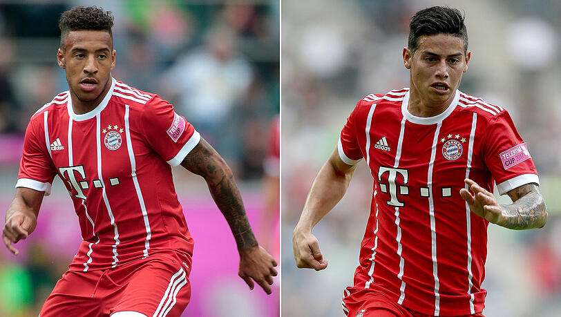 Überzeugten gleich zum Auftakt der Asien-Reise: Die Bayern-Neuzugänge Corentin Tolisso (links) und James Rodríguez. Überzeugten gleich zum Auftakt der Asien-Reise: Die Bayern-Neuzugänge Corentin Tolisso (links) und James Rodríguez.