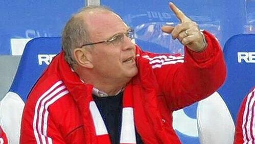 Alles Gute kommt von oben: Uli Hoeneß hofft auf göttlichen Beistand
