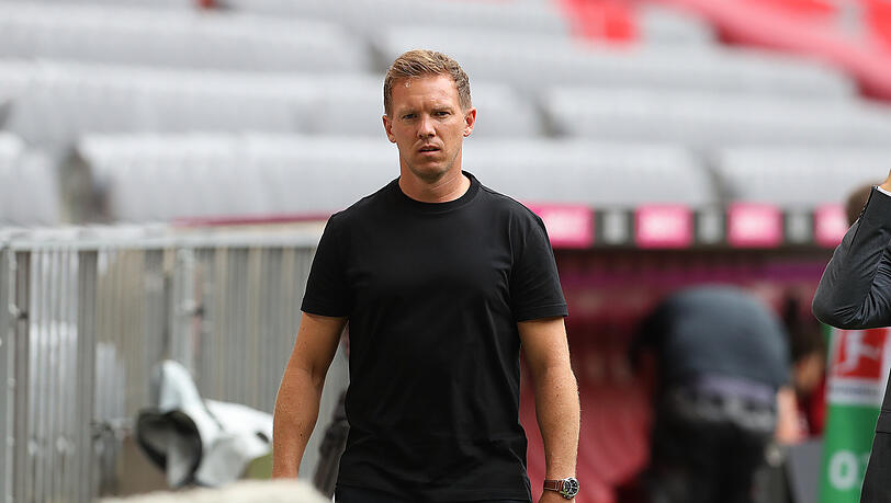 Julian Nagelsmann sollte am Freitagabend sein erstes Pflichtspiel als Bayern-Coach leiten.