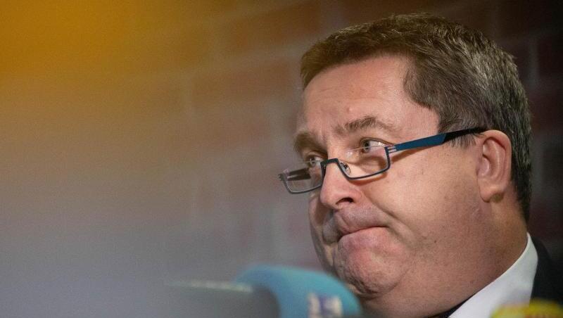 Axel Lehmann, Landrat des Kreises Lippe, am Freitag bei einer Pressekonferenz in Detmold. Axel Lehmann, Landrat des Kreises Lippe, am Freitag bei einer Pressekonferenz in Detmold.
