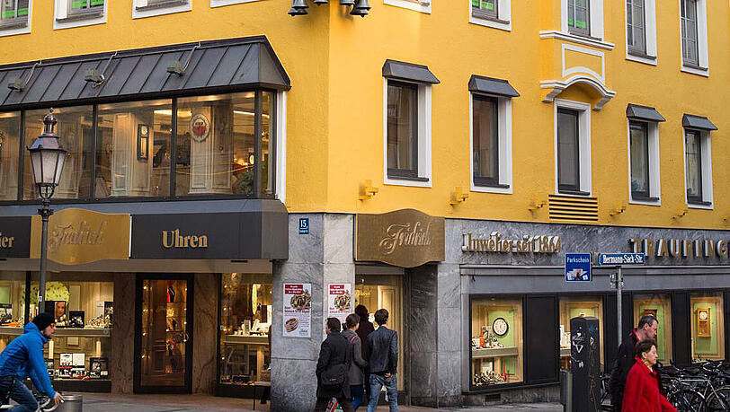 Das Stammhaus in der Sendlinger Straße. Das Stammhaus in der Sendlinger Straße.