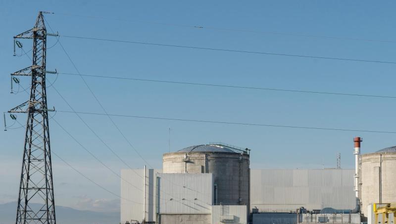 Das Atomkraftwerk in der Nähe der deutschen Grenze. Das Atomkraftwerk in der Nähe der deutschen Grenze.