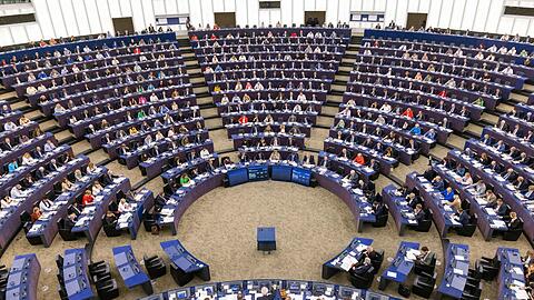Der Sitzungssaal des EU-Parlaments in Straßburg (Archivbild).