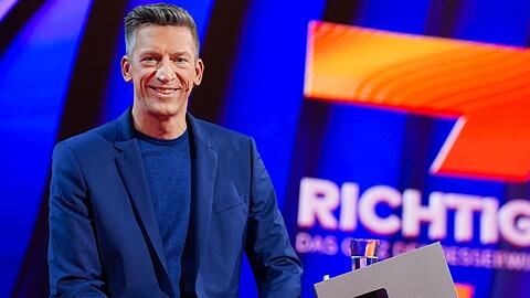 Steffen Hallaschka tritt mit "7 Richtige - Das Quiz der Besserwisser" an. Steffen Hallaschka tritt mit "7 Richtige - Das Quiz der Besserwisser" an.