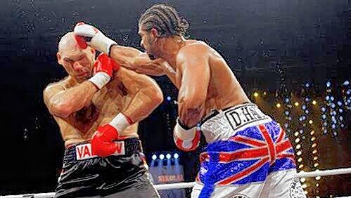 Am Ende kassierte Nikolai Walujew (links) einige Schläge zu viel. Die Punktrichter sahen David Haye vorne. Am Ende kassierte Nikolai Walujew (links) einige Schläge zu viel. Die Punktrichter sahen David Haye vorne.