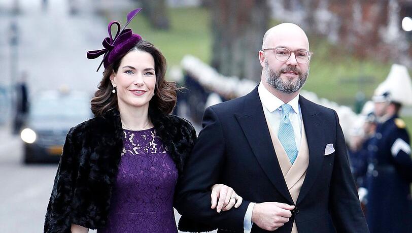 Emma und Oscar Magnuson gehörten bei königlichen Familienfeiern dazu. Das Foto zeigt sie bei der Taufe von Prinz Gabriel im Jahr 2017. Emma und Oscar Magnuson gehörten bei königlichen Familienfeiern dazu. Das Foto zeigt sie bei der Taufe von Prinz Gabriel im Jahr 2017.