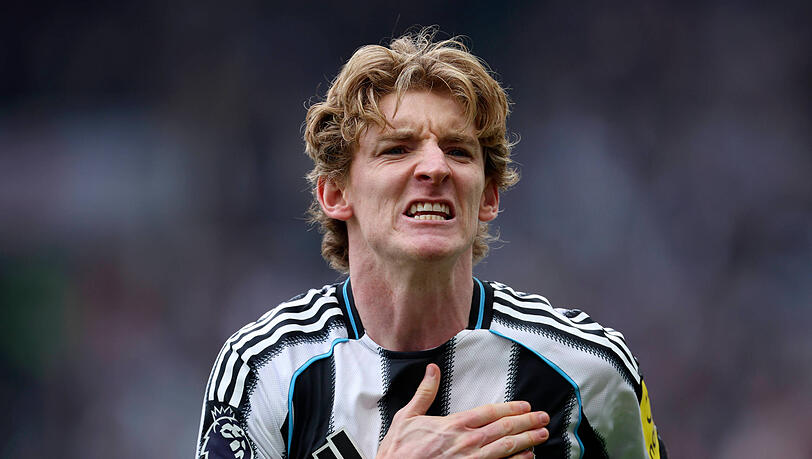 Im Visier des FC Bayern: Newcastle-Angreifer Anthony Gordon. Im Visier des FC Bayern: Newcastle-Angreifer Anthony Gordon.